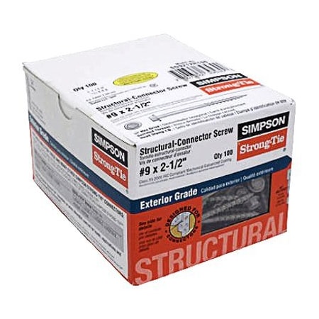 Simpson Strong-Tie 9x25 Conn Screw SD9212R100-R